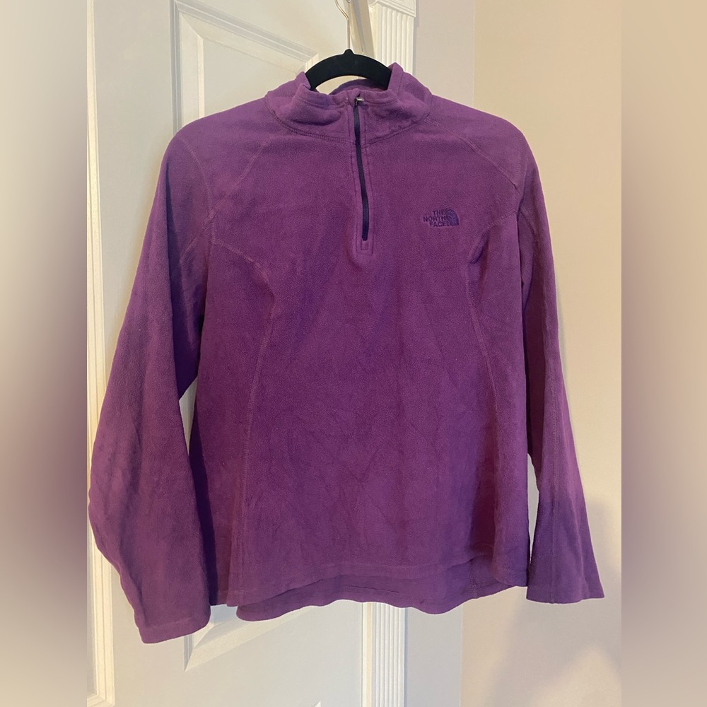 The north face quarter zip fleece